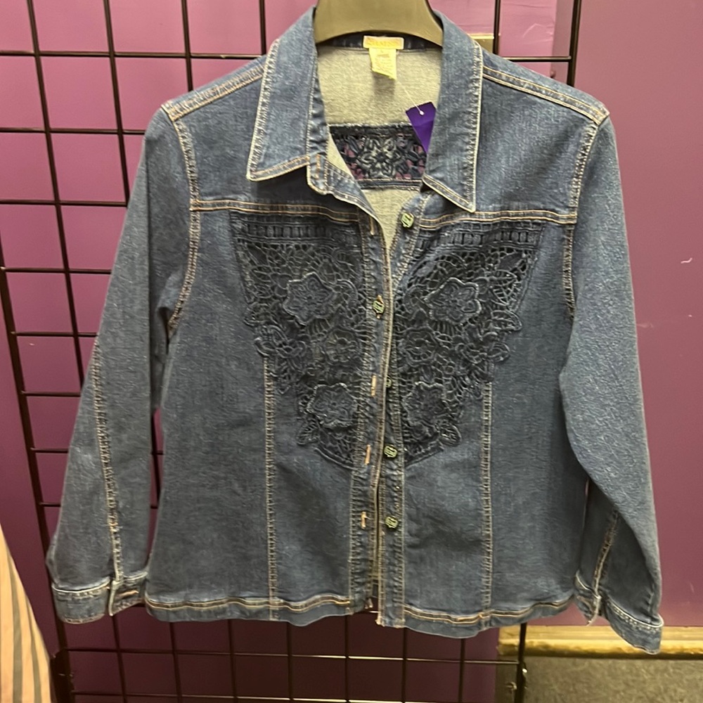 💜Bestow Blue Denim Jacket L